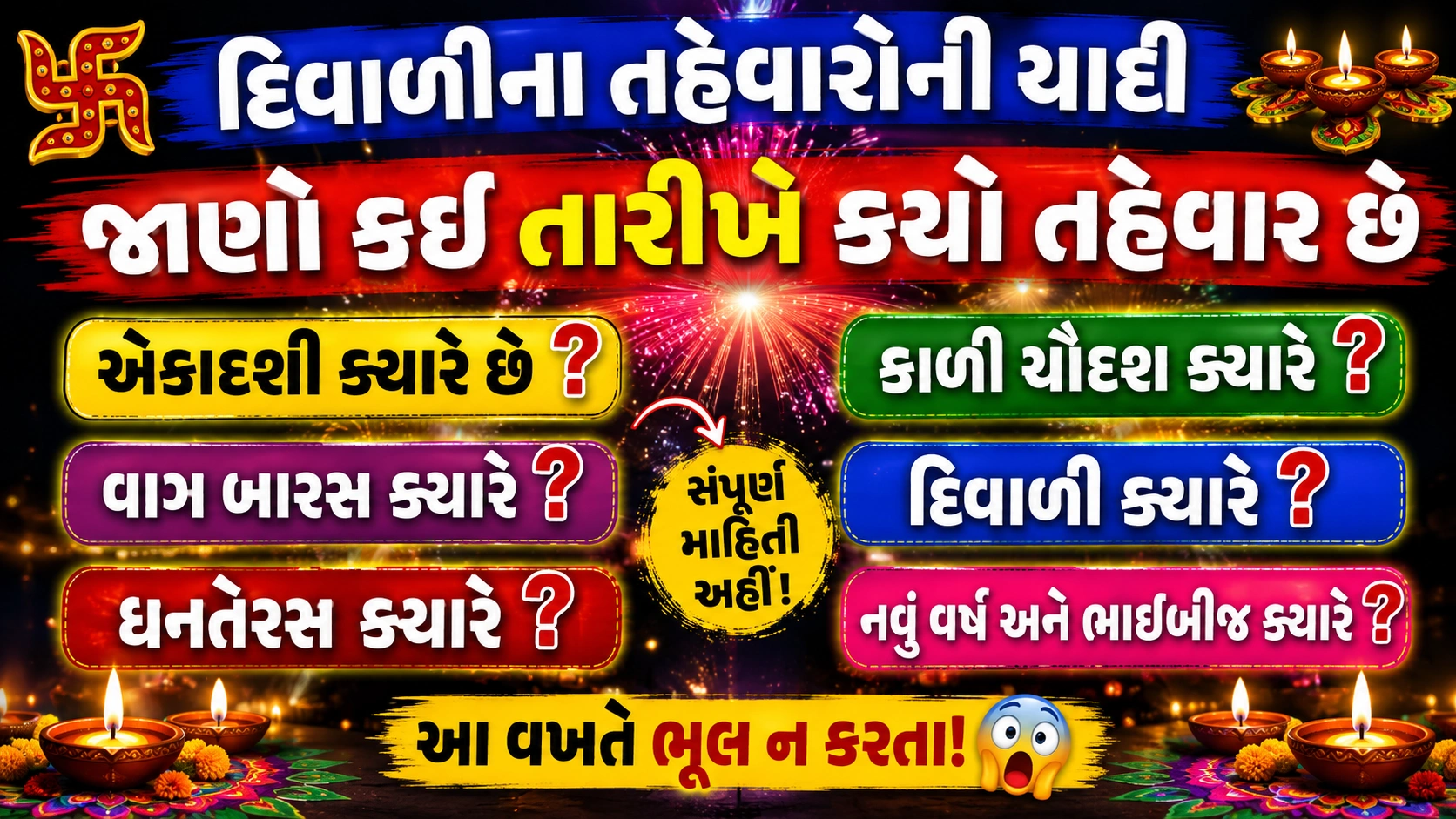 साल 2026 में नवरात्रि से दिवाली तक के सभी प्रमुख हिंदू त्योहारों की तारीख और दिन